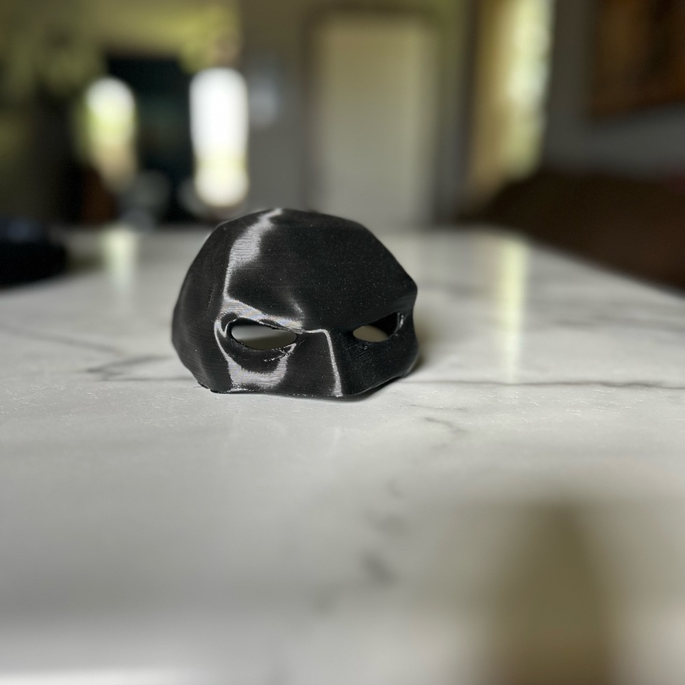 Black Satin Eye Mask